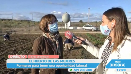 El huerto de las mujeres en Táliga