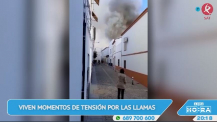 Incendio en una vivienda de Zafra