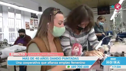 Cooperativa textil en Calera de León
