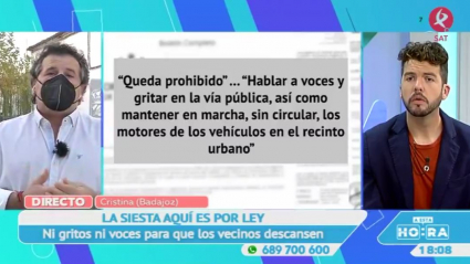 Siesta por ley en Cristina