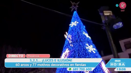 Luces de Navidad en Plasencia