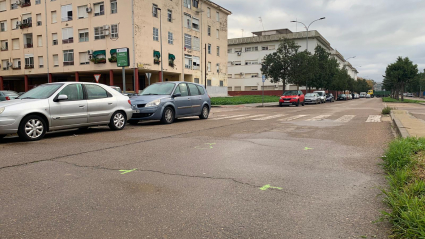 Lugar del atropello, en la Avenida Antonio Hernández Gil