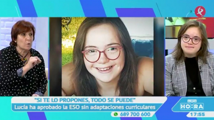 Madre coraje e hija ejemplo de superación 