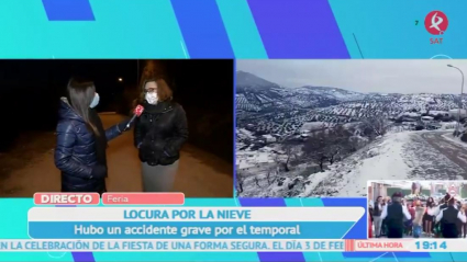 La nieve colapsa Feria