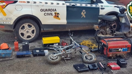 Siete detenidos por robos en la provincia de Badajoz