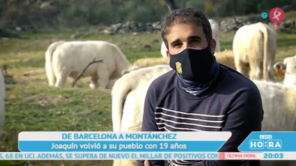 Ganadero en Montánchez