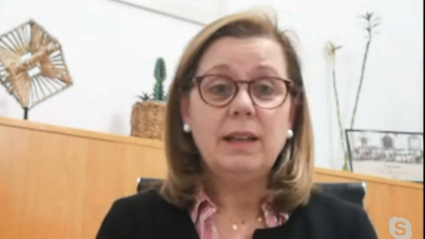 Magdalena Carmona, alcaldesa de Calamonte