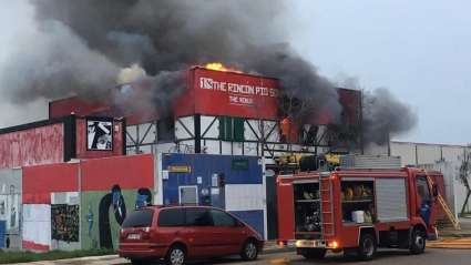 Incendio en Don Benito
