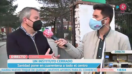 Confinamiento de un instituto Llerena