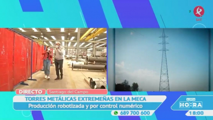 Torres de alta tensión de Santiago del Campo