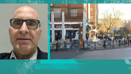 El virólogo extremeño José Antonio López en un momento de la entrevista