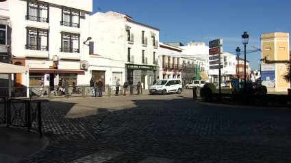Plaza de la localidad pacense de Fuente del Maestre