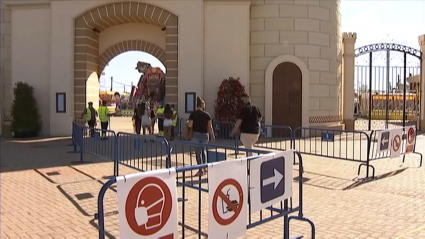 Entrada al recinto de la feria de San Juan.