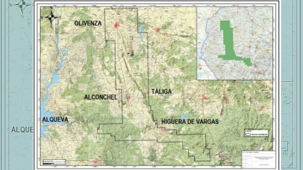 Área del megaproyecto minero