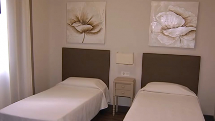 Habitación de un establecimiento hotelero de Mérida.