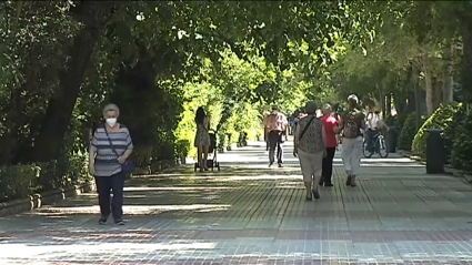 Paseo de Cánovas, Cáceres.