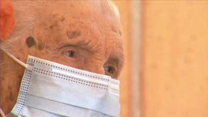 Silveria Martín, a sus 111 años