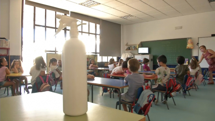 Niños con medidas en el aula