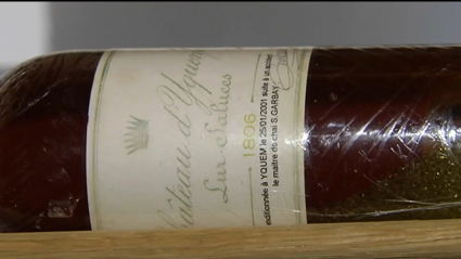 Château D'Yquem de 1806 que han robado de la bodega de 'Atrio'