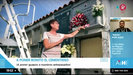 A poner bonito el cementerio