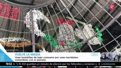 Alumbrado navideño en Feria