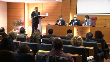 Imagen del Foro sobre enfermedades raras celebrado esta mañana en Badajoz