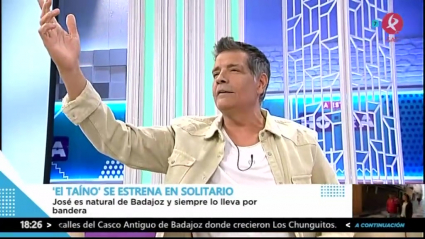 El Taíno viene a vernos a nuestro plató