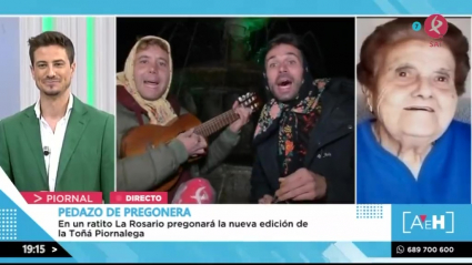 La Rosario como pregonera