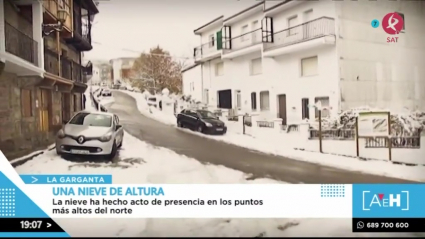 Una nieve con altura