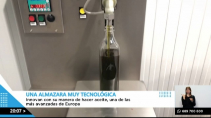 Embotellado aceite almazara de La Codosera