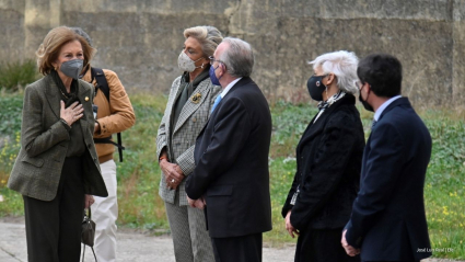La Reina Sofía en su visita a Badajoz