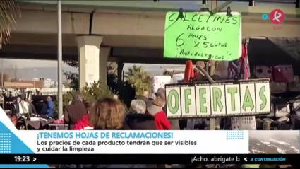 Las hojas de reclamaciones en los mercadillos ambulantes
