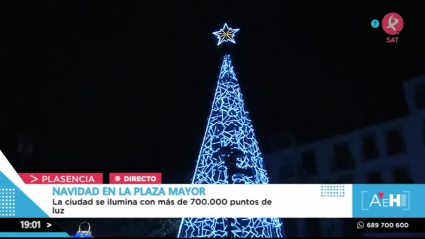 Encendido de Navidad en Plasencia