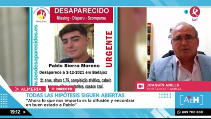 Sigue la búsqueda de Pablo Sierra