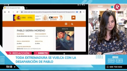 Sigue la búsqueda de Pablo Sierra