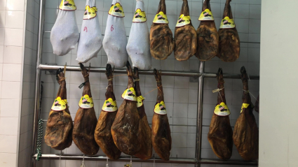 El jamón, el producto más típico en Navidad