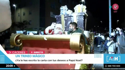 El trineo mágico de Papá Noel