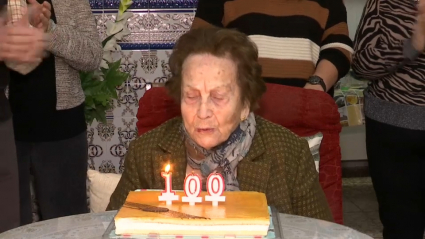 Carmen Iglesias, la abuela centenaria de Medina de las Torres