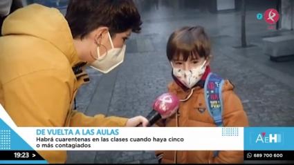 La vuelta al cole después de las navidades