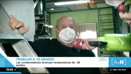 Trabajar en una fábrica de hielo