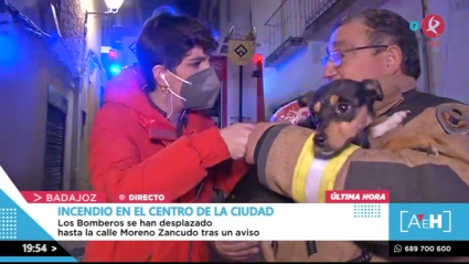 Incendio en Badajoz