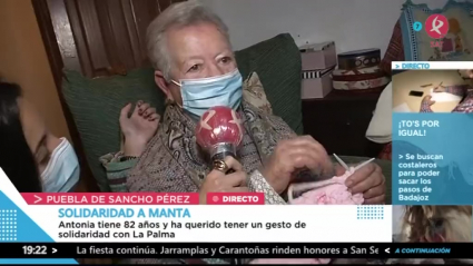 Una abuela muy solidaria