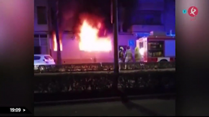 Un incendio en Moraleja