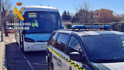 Control de seguridad vial en el autobús