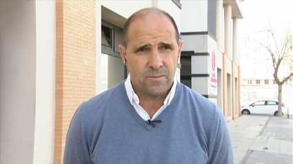 Ander Garitano atiende a Extremadura Deportes en la semana de su marcha del Mérida