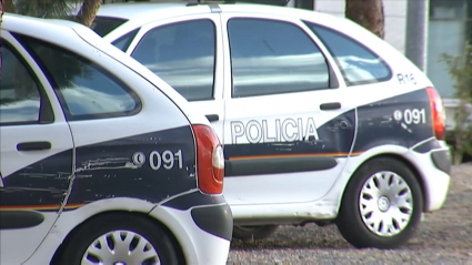 Vehículos de la Policía Nacional en Plasencia