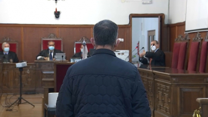 El acusado en la Audiencia Provincial de Badajoz 
