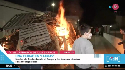 Las Candelas en Villafranca de los Barros