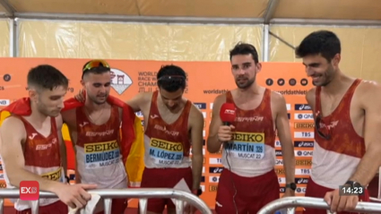 Martín Uriol con la selección