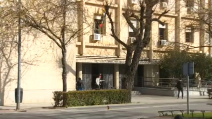 Fachada de la Audiencia Provincial de Badajoz, donde se está celebrando el juicio.